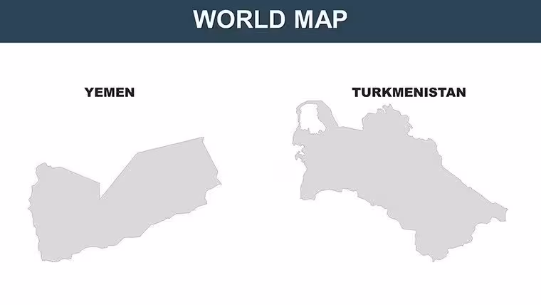 World : Ivory Coast PowerPoint maps