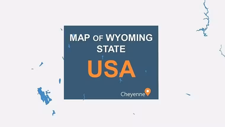 Discover Wyoming's Vast Horizons Through Customizable Keynote Maps