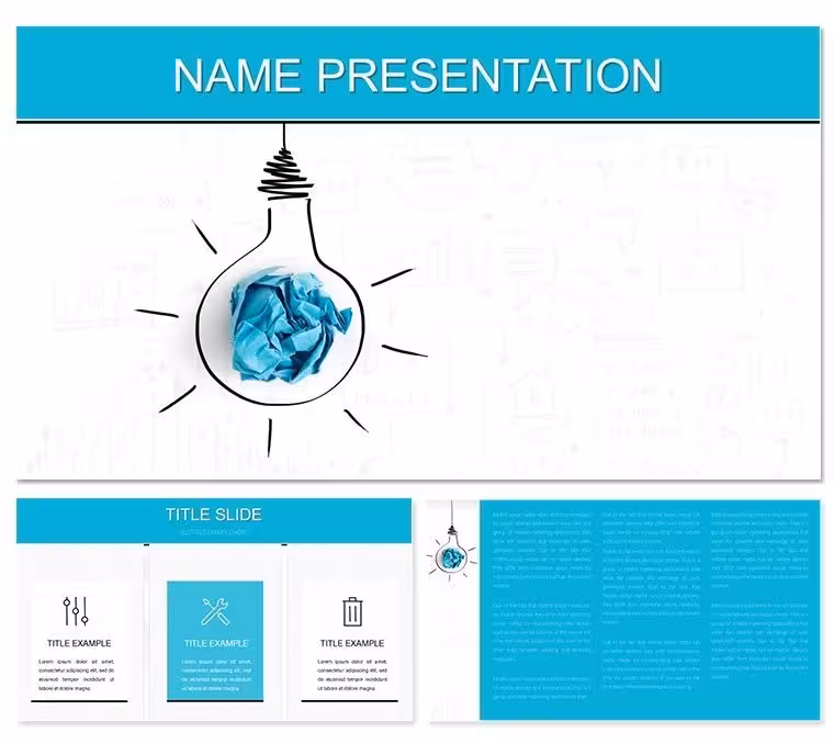 Idea Models PowerPoint Template: Building Blueprints for Business Growth