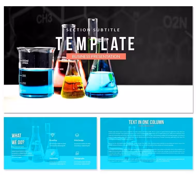 General and Molecular Chemistry PowerPoint Template