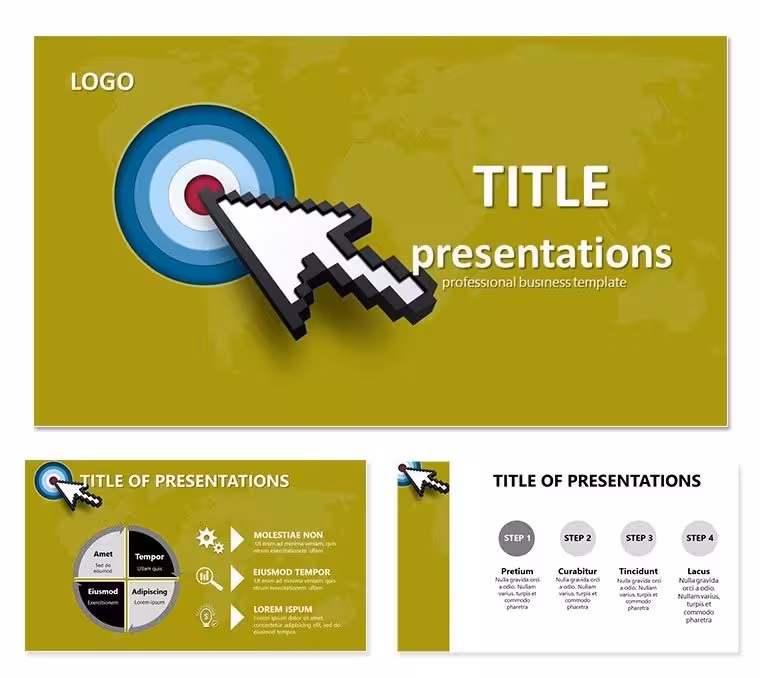 Achieving the Goal: Step-by-step Instructions PowerPoint Template