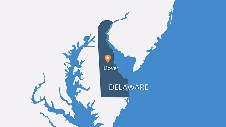 Delaware Counties Keynote Map Template