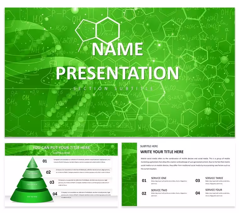 Molecular Structure Education Keynote Presentation Template