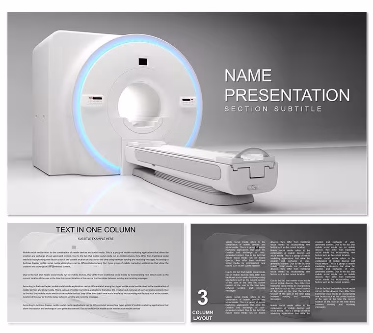 MRI Scan Technologist PowerPoint Template