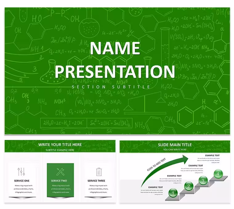 Chem Lab Report PowerPoint Template