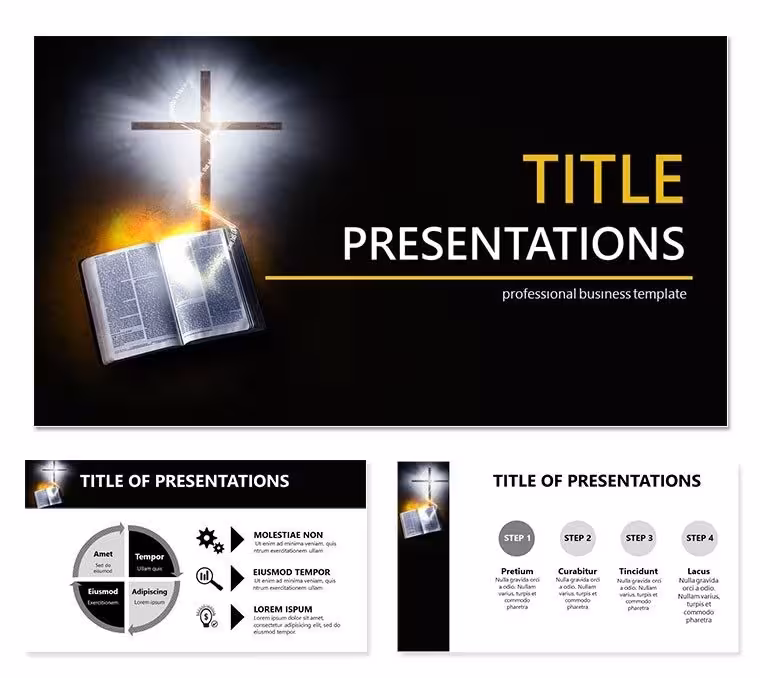 Gospel and cross PowerPoint templates