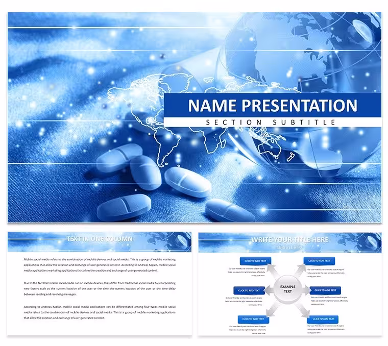 Global Digital Health Solutions PowerPoint Template