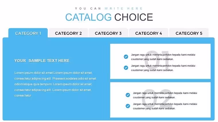 Catalog Design Keynote Charts Template - 39 Slides
