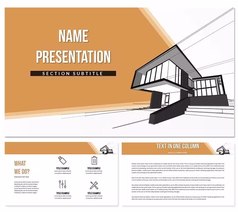 Build House PowerPoint templates