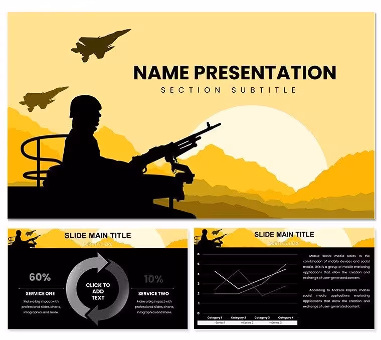 War Tactics Keynote Template: Map Out Victory in Every Slide