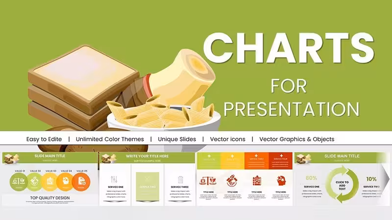 Culinary Food Products Keynote Charts - Create & Captivate