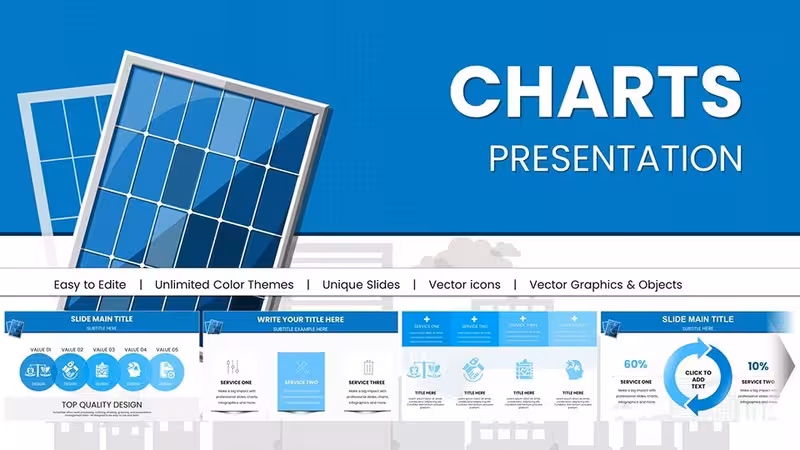 Solar Energy PowerPoint Charts: Renewable Data Visualization