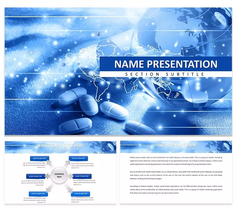 Global Digital Health Solutions Keynote Template: Pioneering Tomorrow's Care