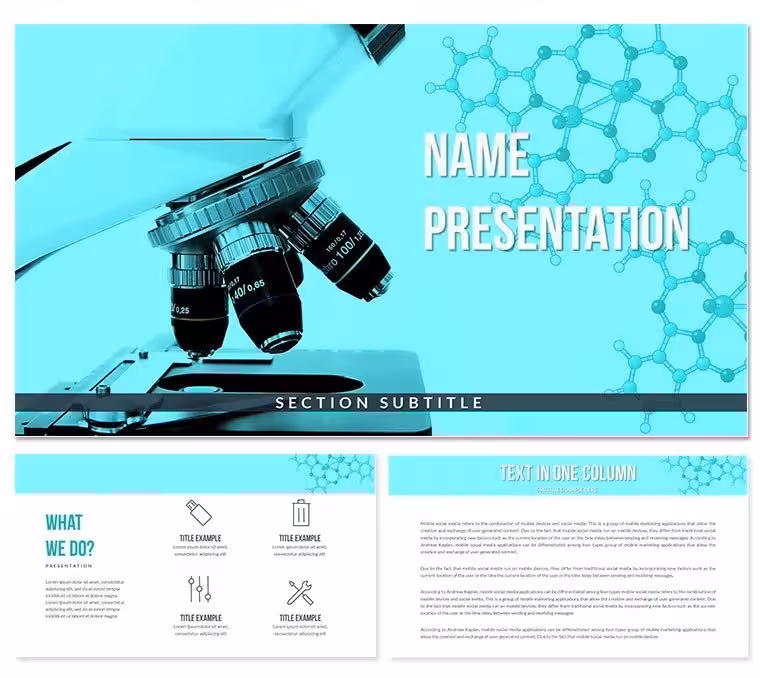Medical and Biosciences PowerPoint Templates