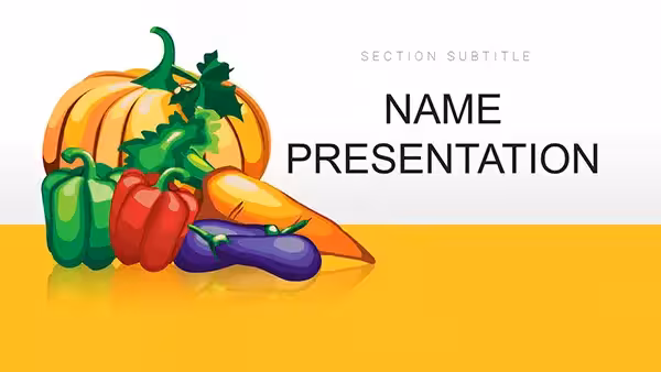 Nutrition Vitamin A PowerPoint Template: Fueling Informed Dialogues