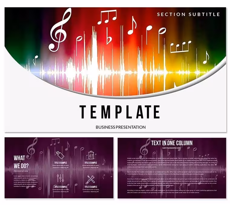 Download Popular Music PowerPoint templates