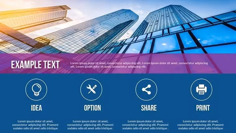 Alternative Making Solutions PowerPoint Charts Template - Creative Presentation