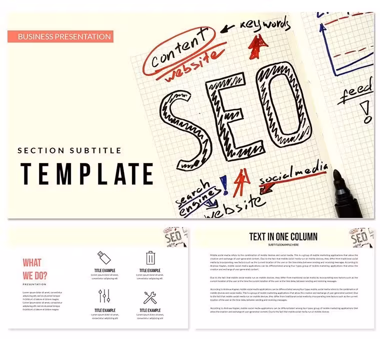 SEO Marketing PowerPoint templates