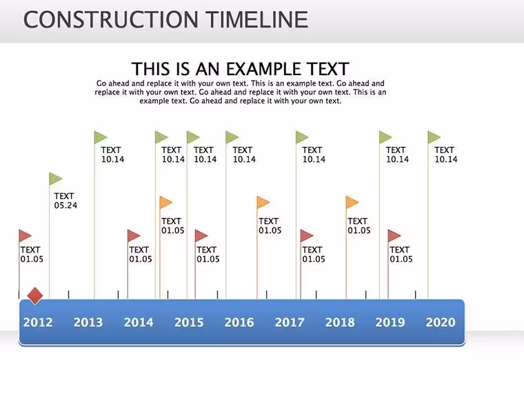 Construction Timeline Keynote Diagrams: Erect Narratives That Stand Tall