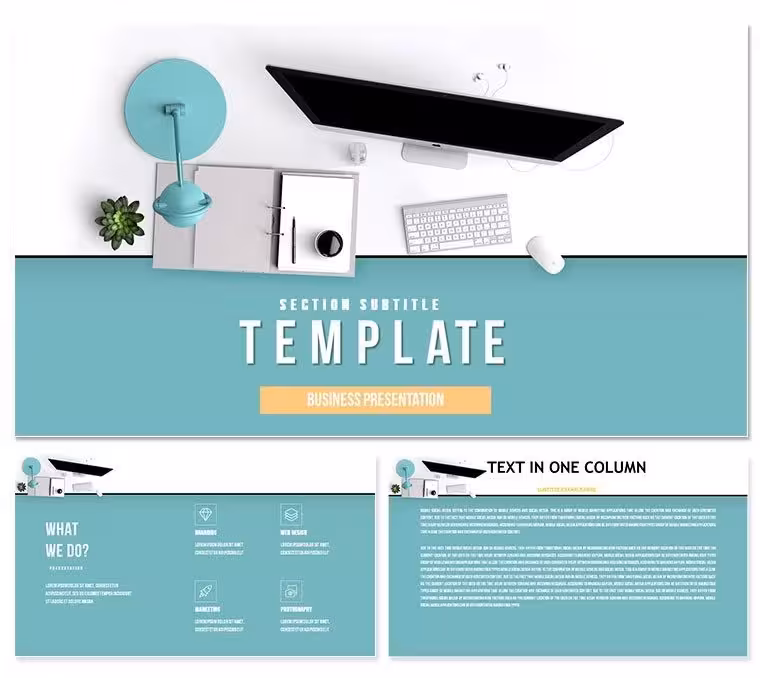 Operations Manager PowerPoint Template - Professional Presentation