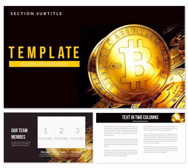 Bitcoin Mining PowerPoint Templates