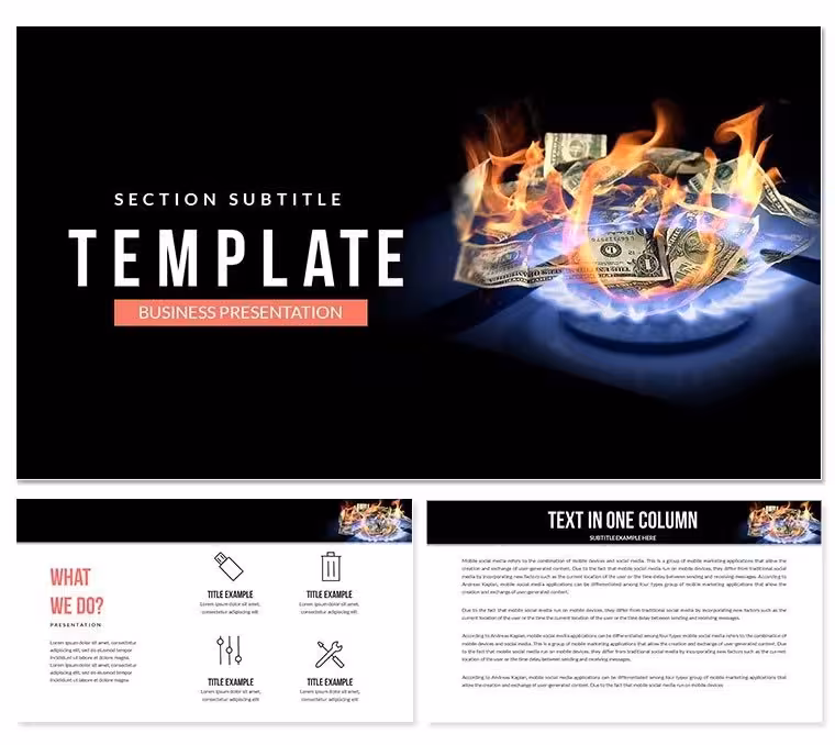 Gas Bill PowerPoint Template - Presentation
