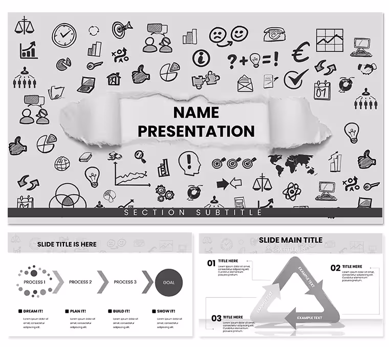 Educational Background PowerPoint Template: Inspire Lifelong Learning
