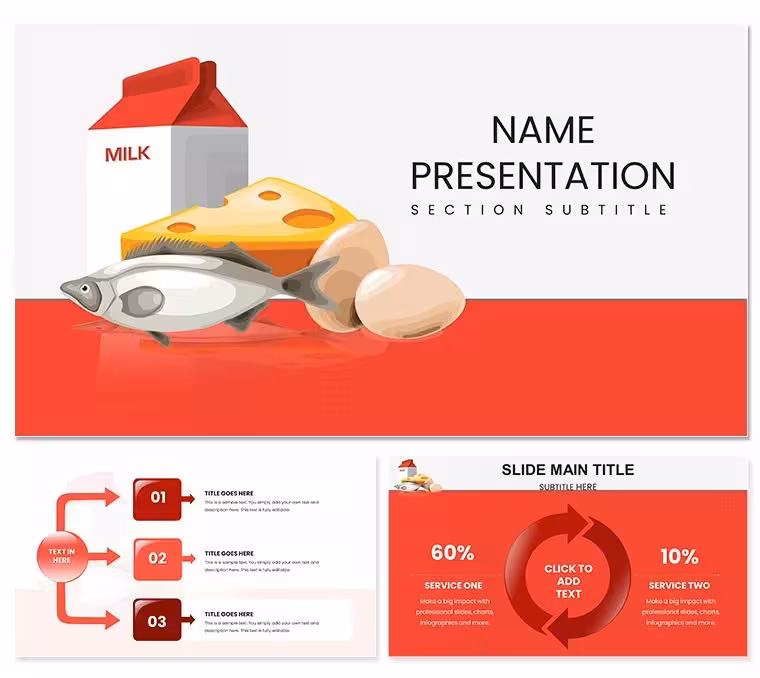 Vitamin D Nutrition Keynote Template: Wellness Deck