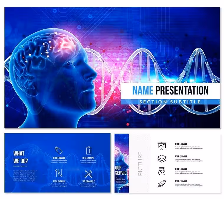 Brain Research PowerPoint template