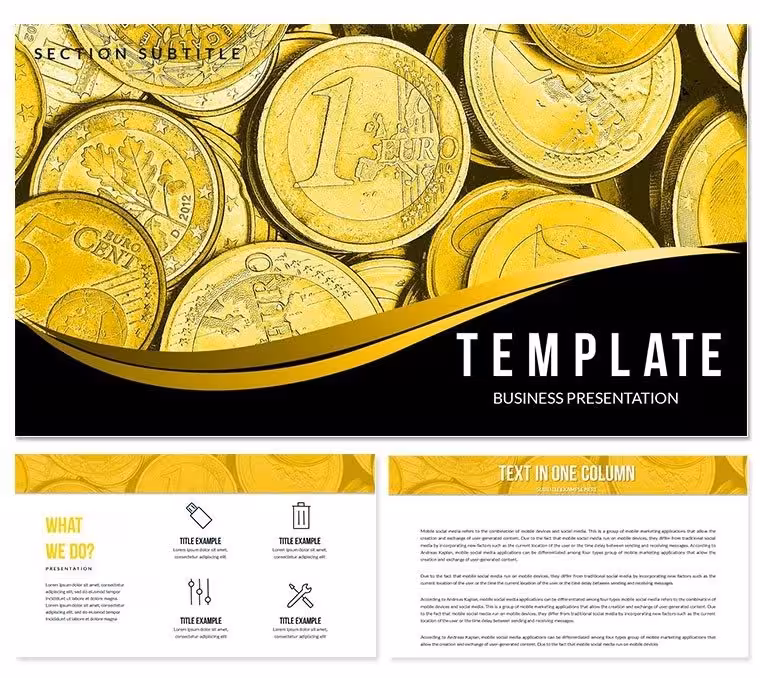 Eurocurrency Market PowerPoint Template: Design Presentation