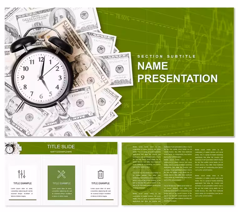 Money, Finance, and Capital PowerPoint Template - Professional Financial Presentation