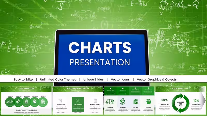 Engaging Online Math PowerPoint Charts Template