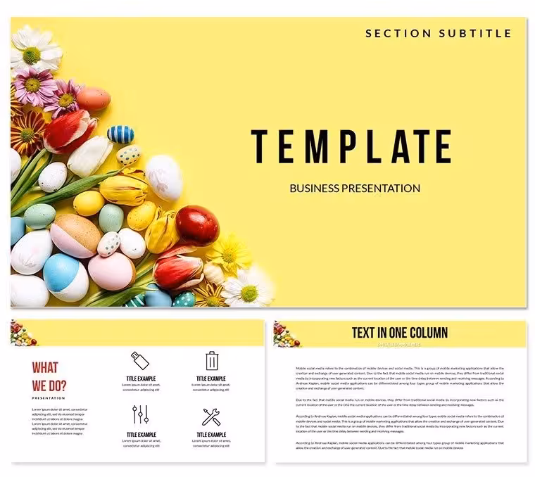 Easter Eggs Traditions PowerPoint Template - Download Free Presentation