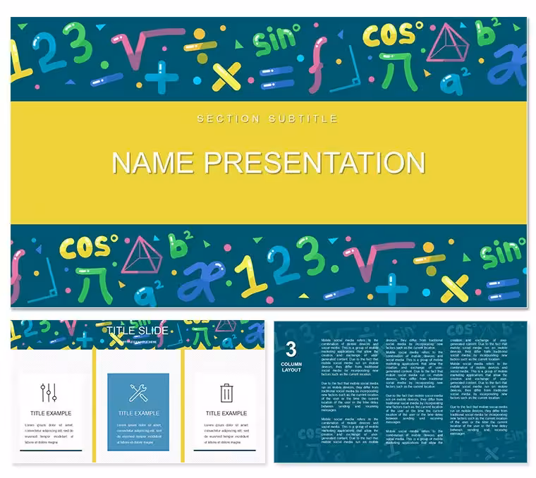 Math Playground PowerPoint template