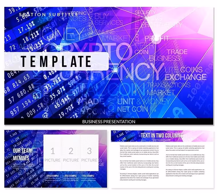Crypto Foreign Currencies PowerPoint Templates