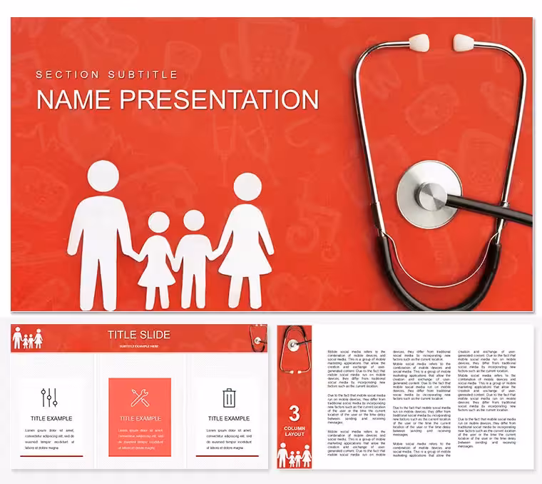 Family Medicine PowerPoint Template: Presentation