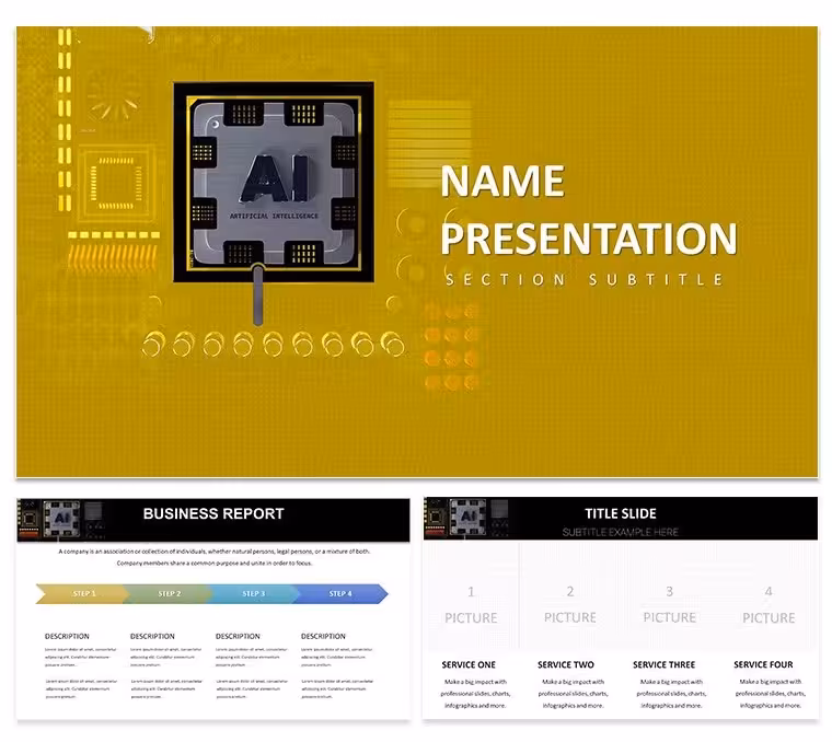 AI Technology Keynote Template for Cutting-Edge Presentations