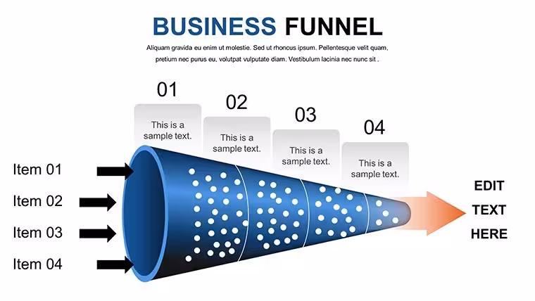 Free Sales Funnel PowerPoint Template - Fully Editable Instant Download