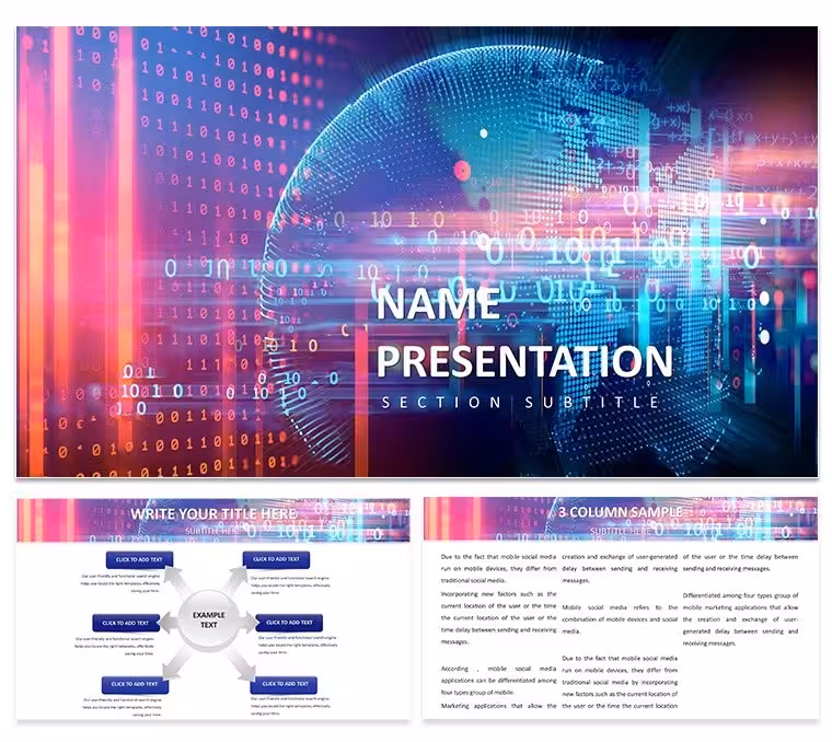 Digital Revolution Keynote Template: Tech Innovation Slides