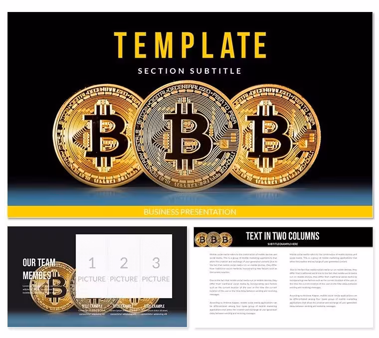 Bitcoin Conversion PowerPoint Templates