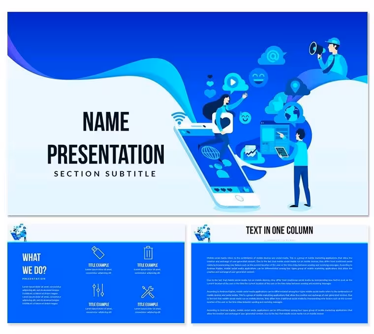 Smartphone Tech Diagrams - Fully Editable | ImagineLayout