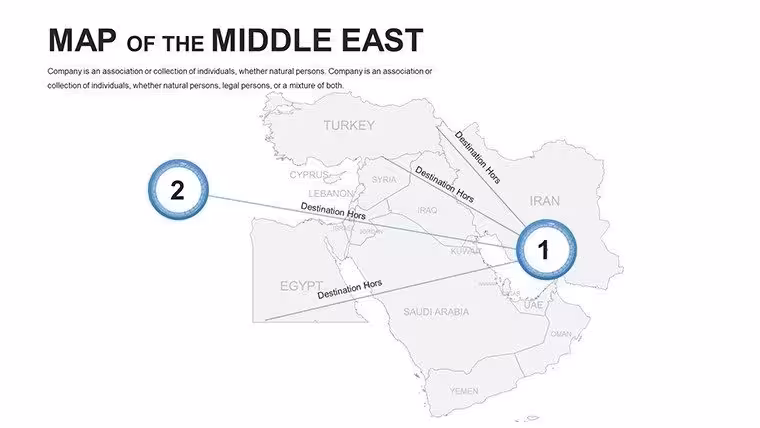Middle East Editable PowerPoint maps - Slide10