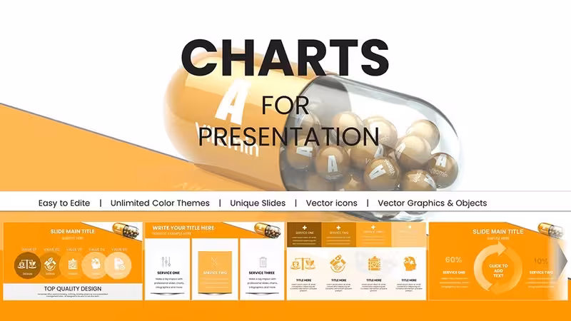 Vitamin A Mineral Supplements PowerPoint Template