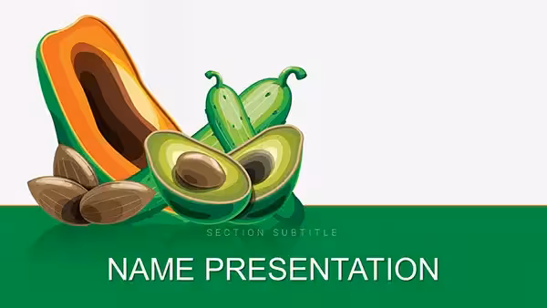 Vitamin E Rich Foods PowerPoint Template