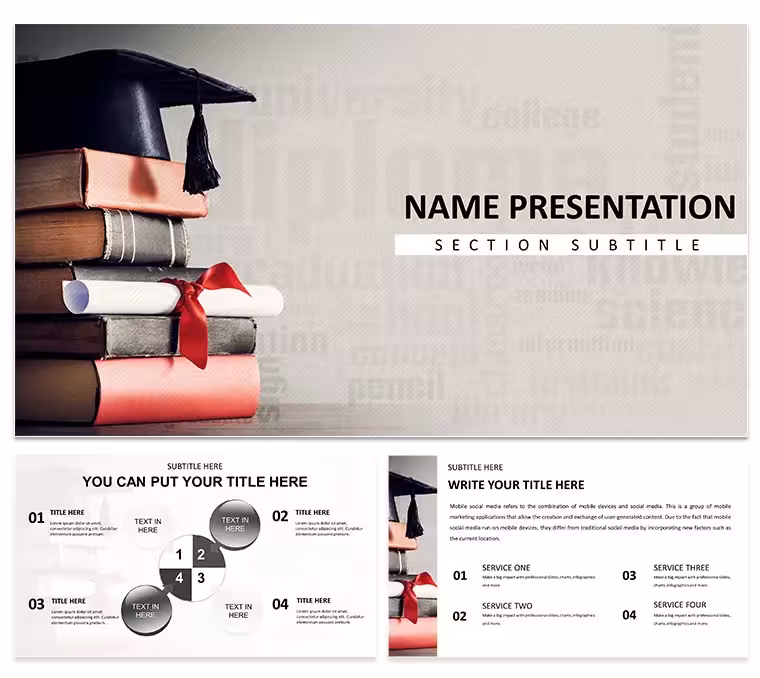 Knowledge and Wisdom PowerPoint Template: Ignite Intellectual Sparks
