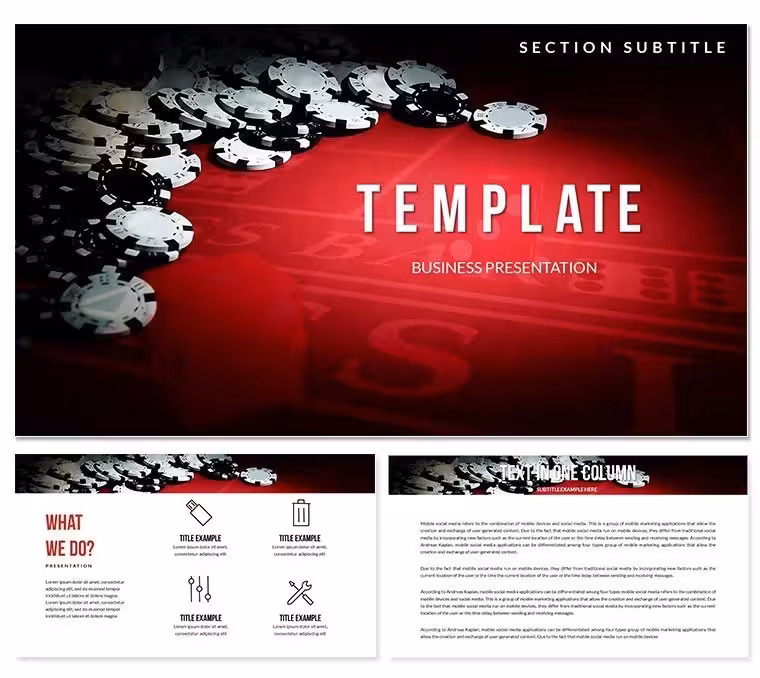 Casino Rules and Customs PowerPoint templates