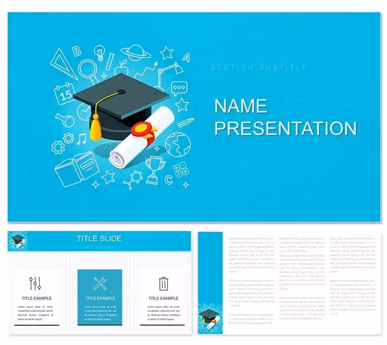 Higher & Secondary Education PowerPoint Template: Lecture Boost