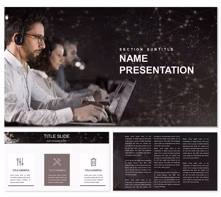 Customer Service PowerPoint Template - Download PPT