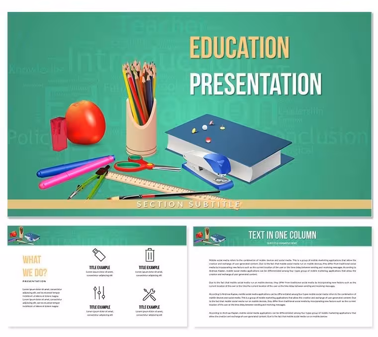 Education and learning PowerPoint templates