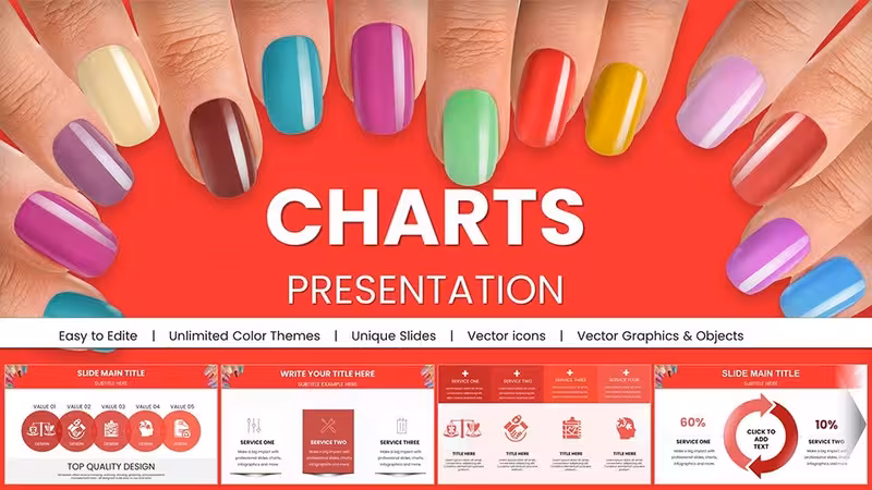 Manicure PowerPoint Charts Presentation Template